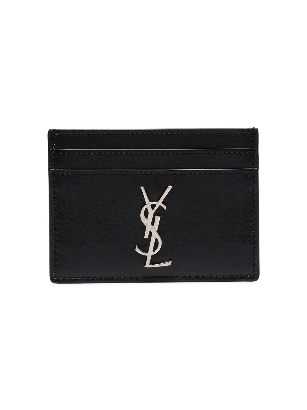 Saint Laurent Men Credit Card Holder With Logo