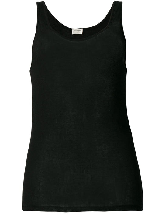 Saint Laurent Women Tank Top With Logo