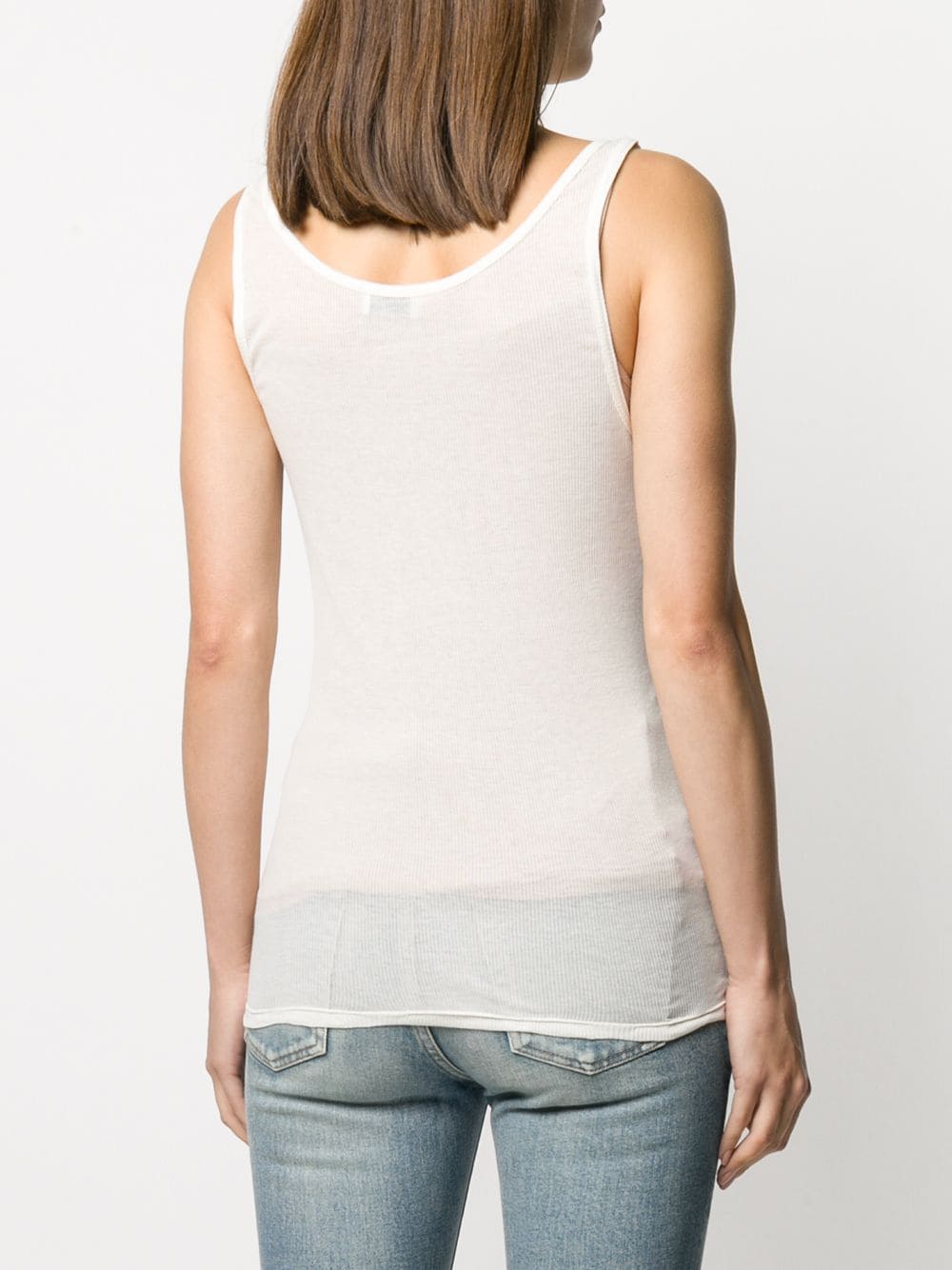 Saint Laurent Women Tank Top With Logo