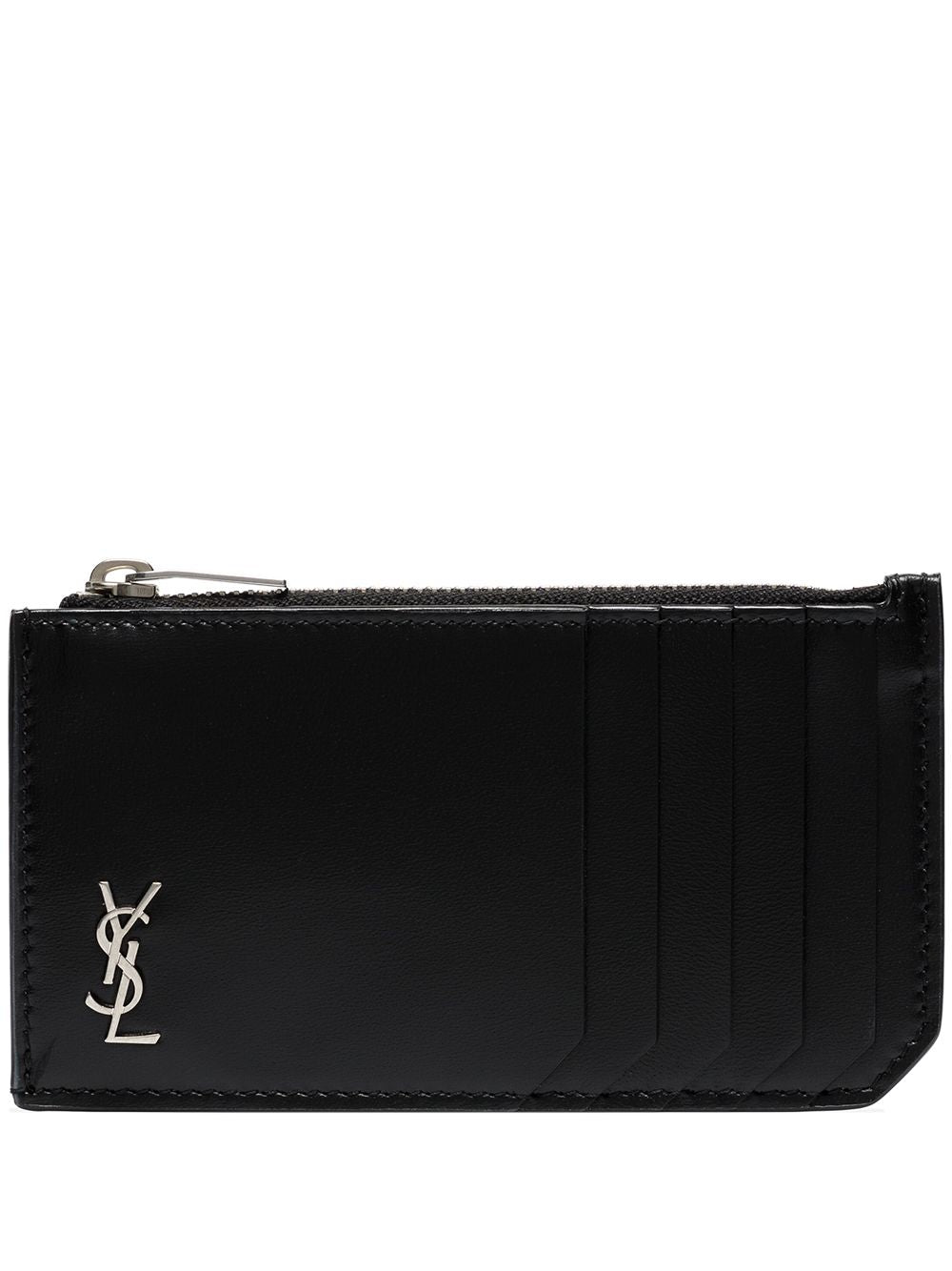 Saint Laurent Men Tiny Cassandre Fragments Card Holder