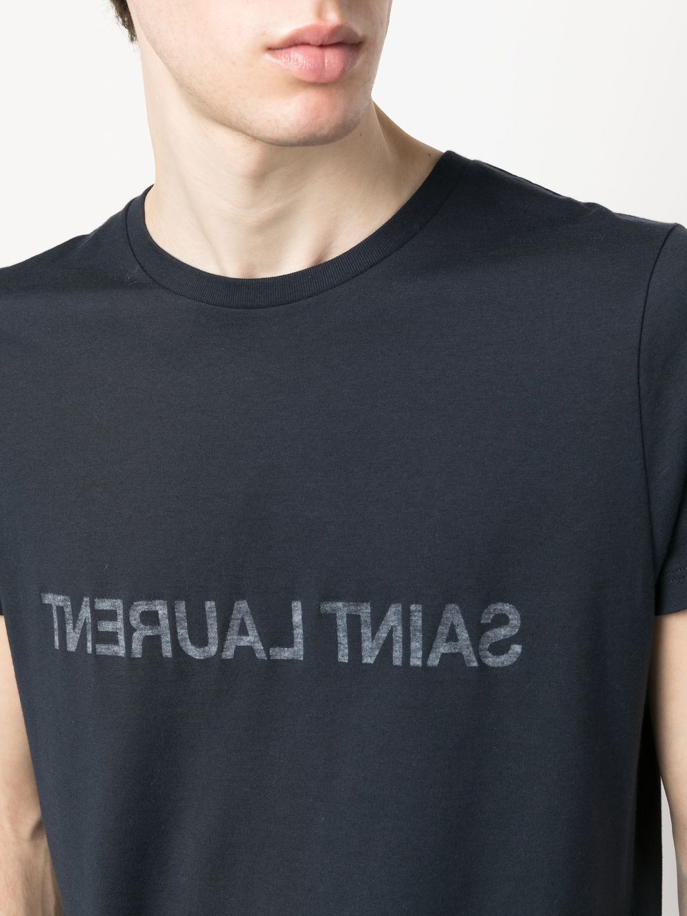 Saint Laurent Men Logo T-Shirt
