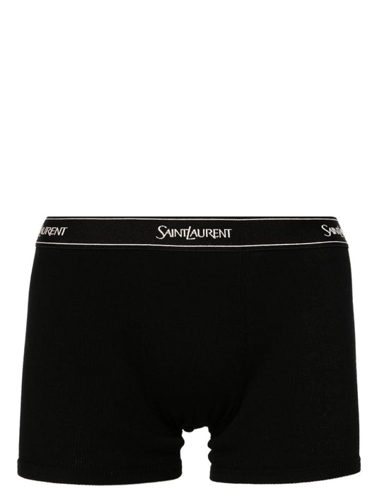 Saint Laurent Men Shorts With Logo