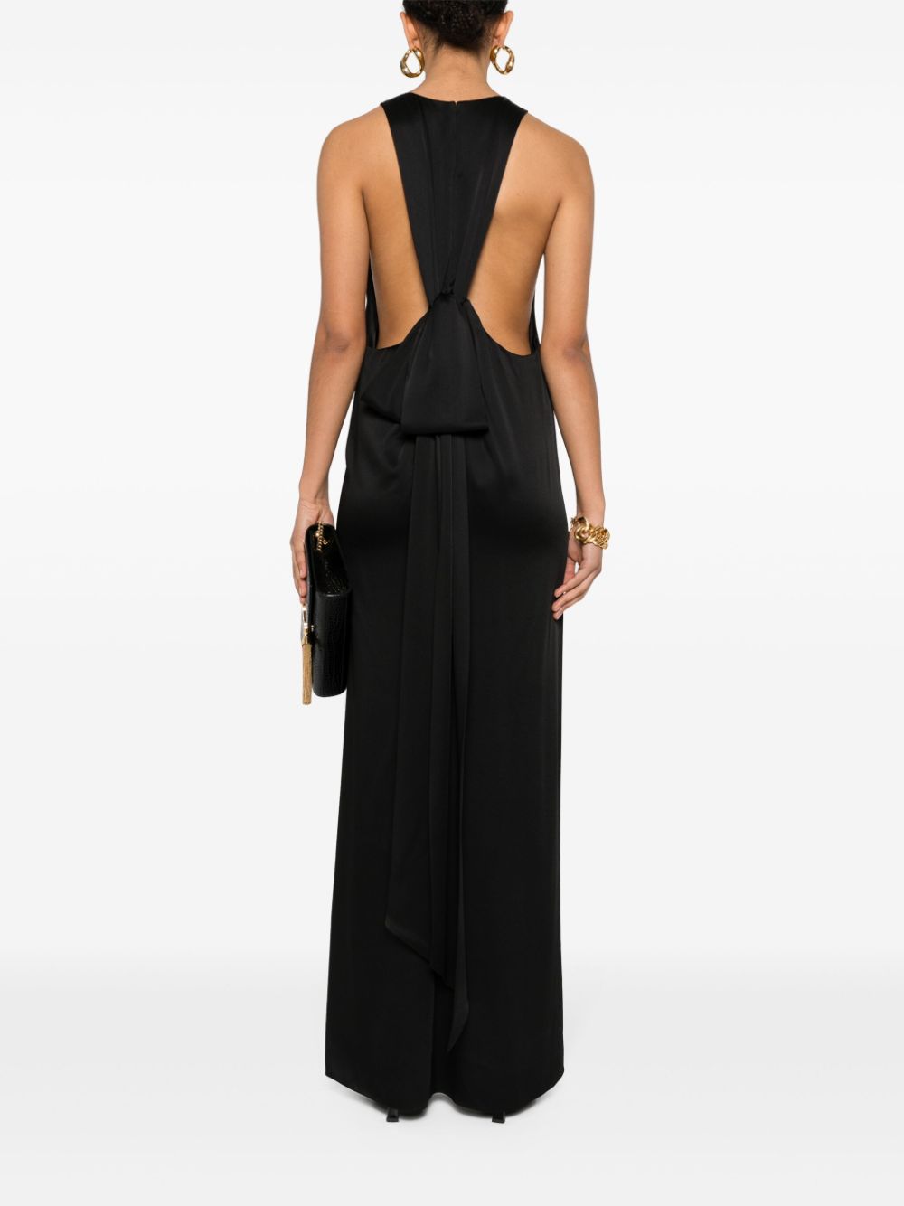 Saint Laurent Women Dress Tied On The Back