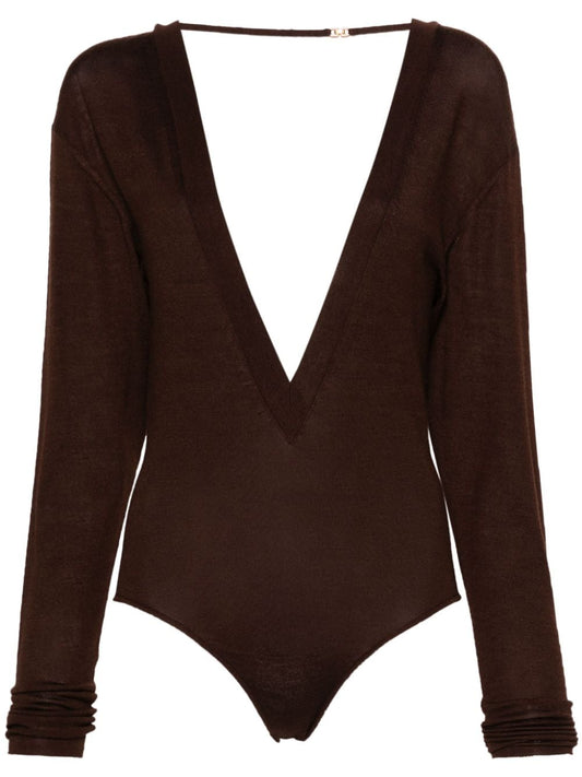 Saint Laurent Women Body Manches Longues