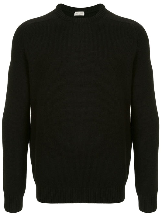 Saint Laurent Men Cashmere Crew Neck Sweater
