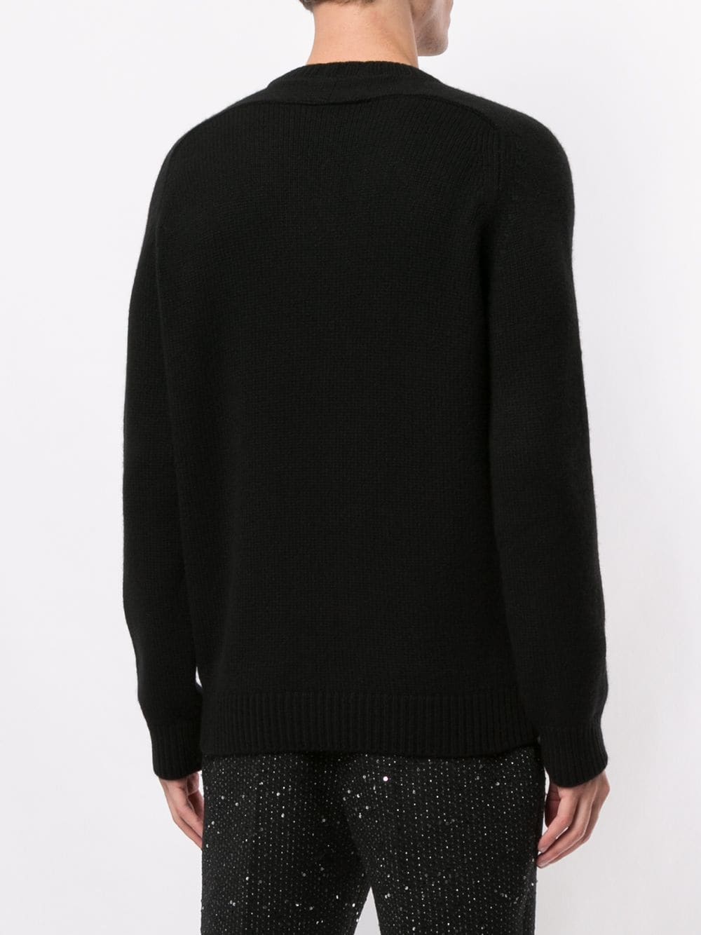 Saint Laurent Men Cashmere Crew Neck Sweater