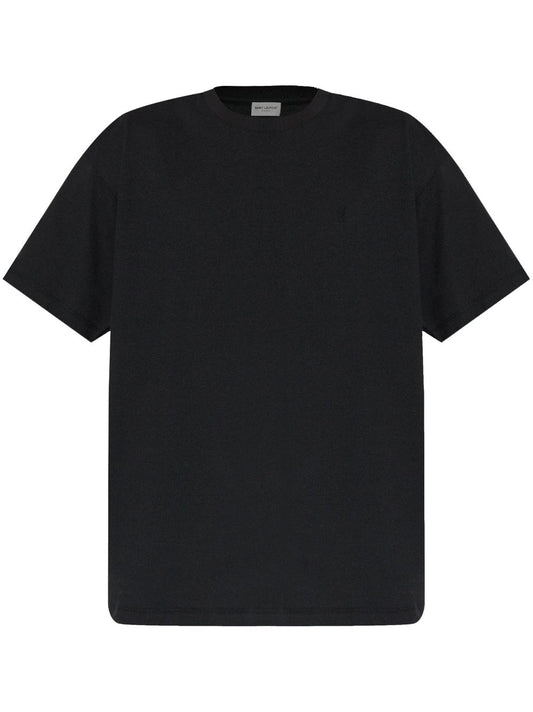 Saint Laurent Men Cotton T-Shirt
