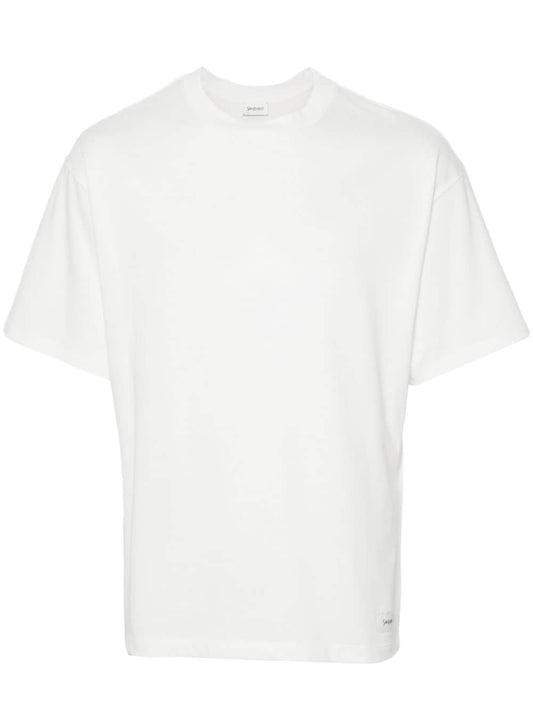 Saint Laurent Men Cotton T-Shirt