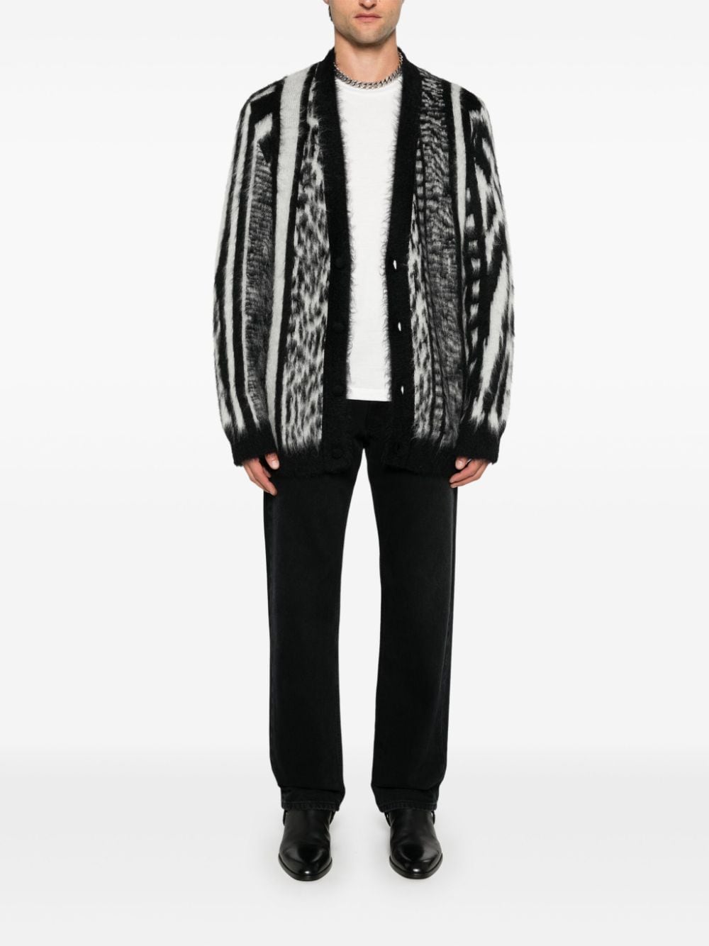 Saint Laurent Men Cotton T-Shirt