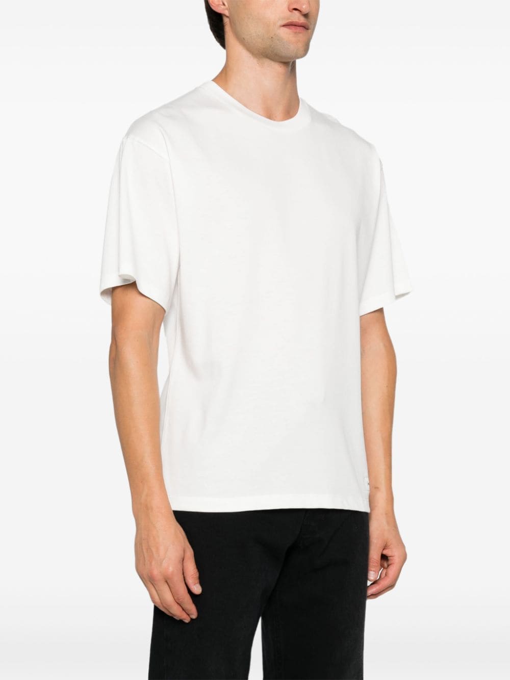 Saint Laurent Men Cotton T-Shirt
