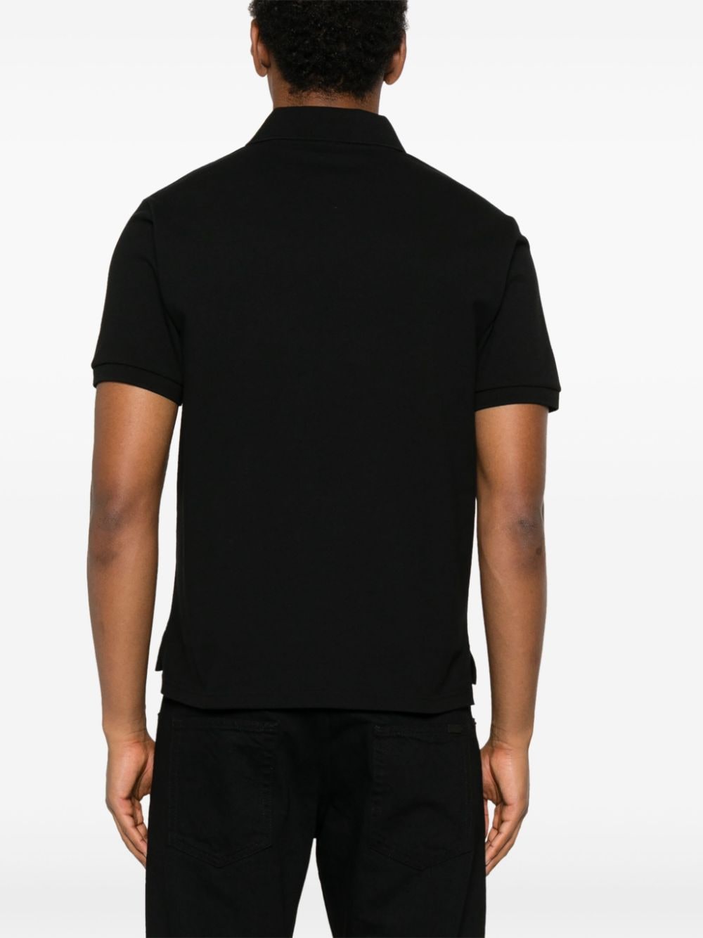 Saint Laurent Men Cotton Polo Shirt
