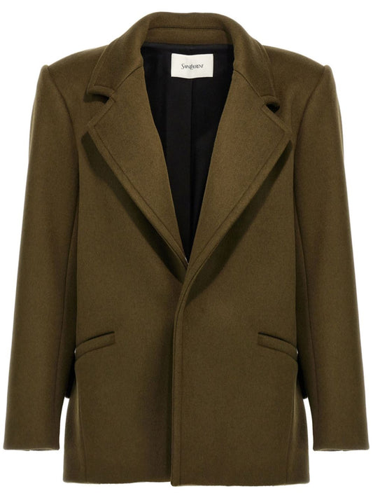 Saint Laurent Women Single-Breasted Coat
