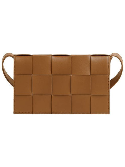 Bottega Veneta Intrecciato Cassette Cross Bag Wood