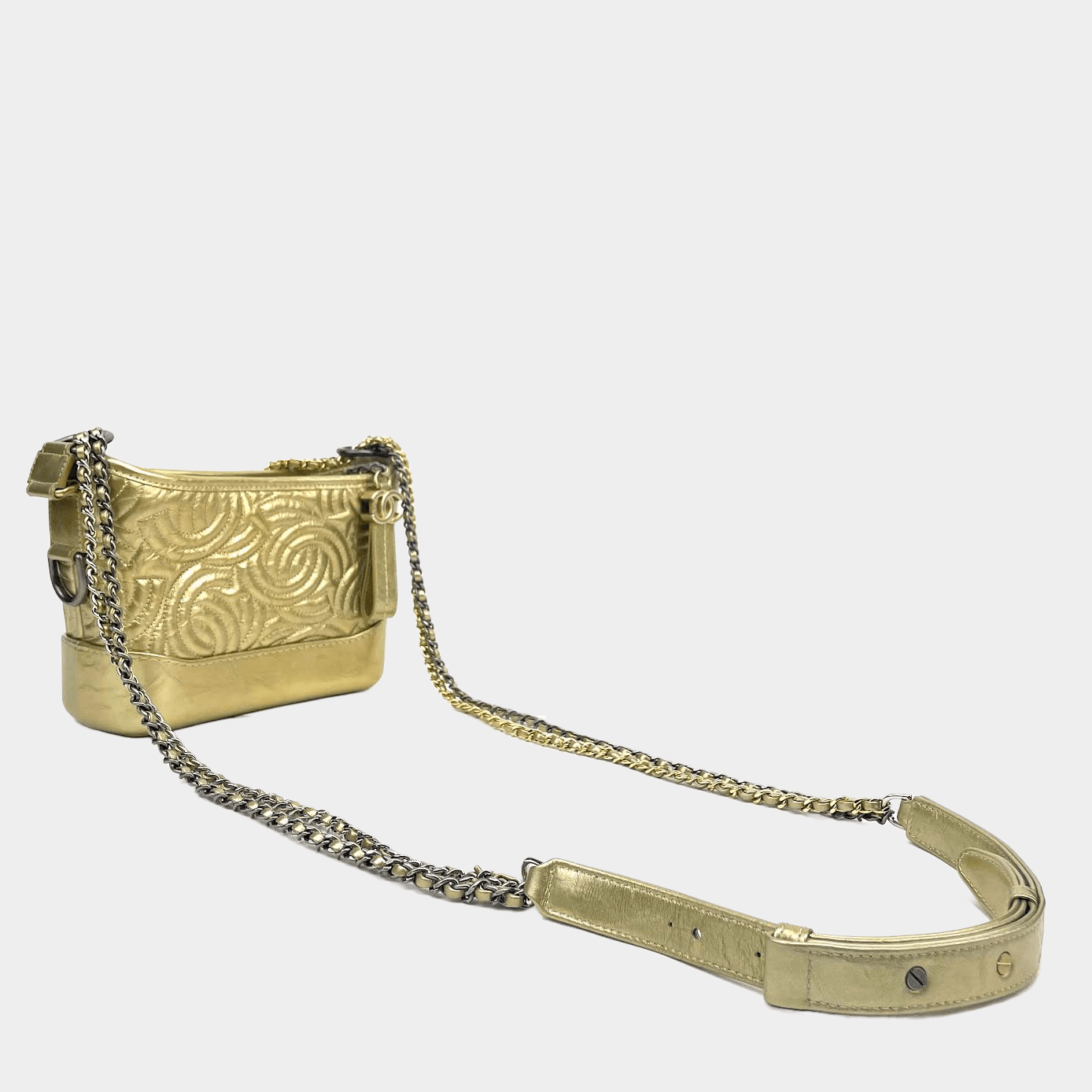 CHANEL Gabrielle Small Crossbody - Gold