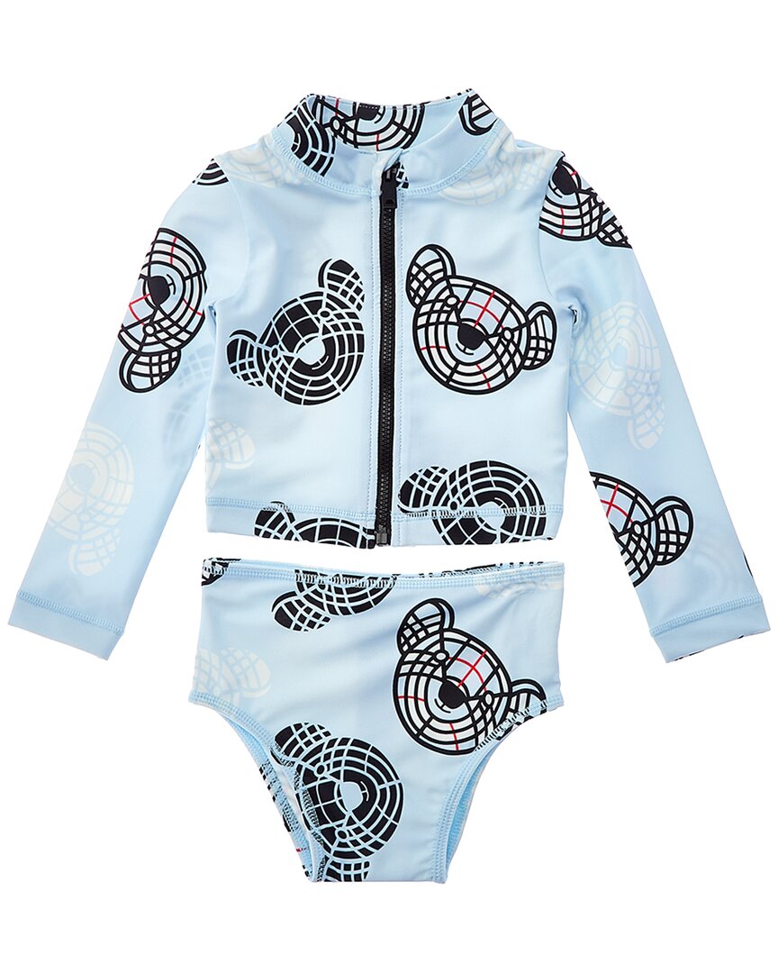 Burberry 2pc Kaya Bears Rashguard & Bikini Set