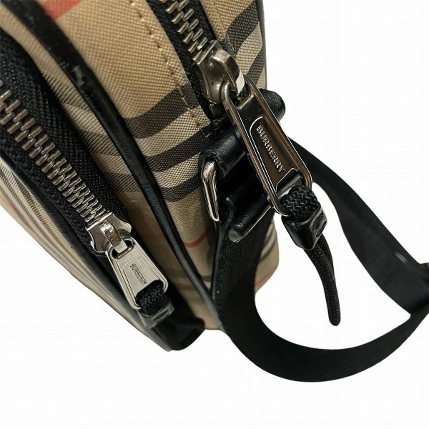 Burberry   Canvas Leather Shoulder Bag ()