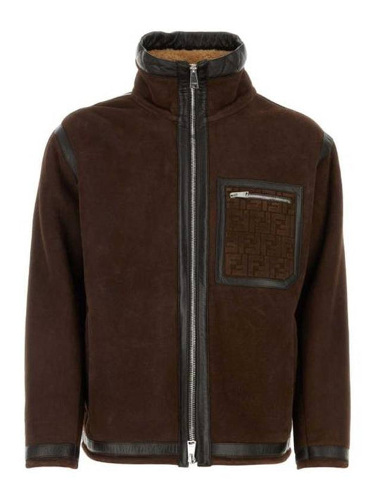 Fendi Jacket FM0222AO9M F0BBK BROWN