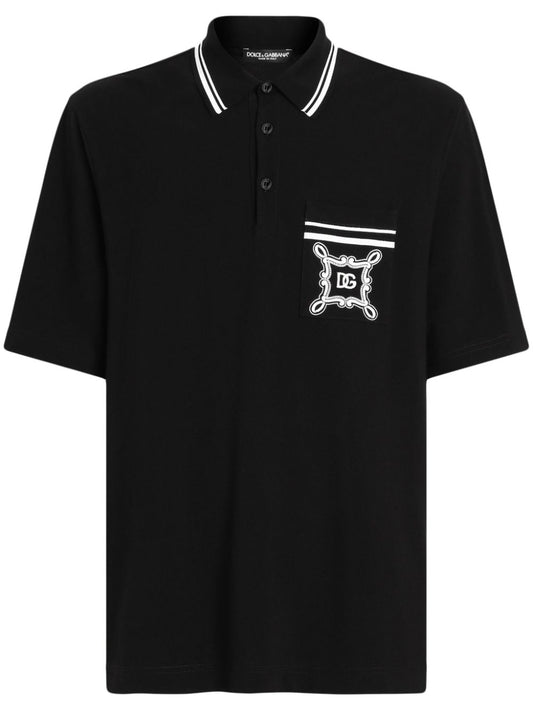 Dolce & Gabbana Men Polo With Logo