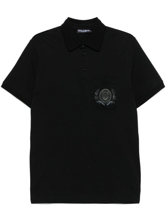 Dolce & Gabbana Men Polo With Logo