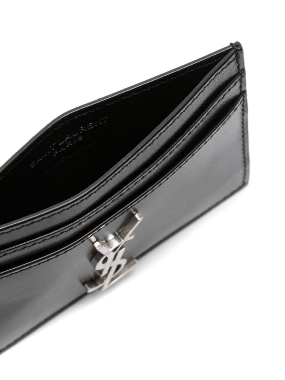 Saint Laurent Men Credit Card Holder With Logo