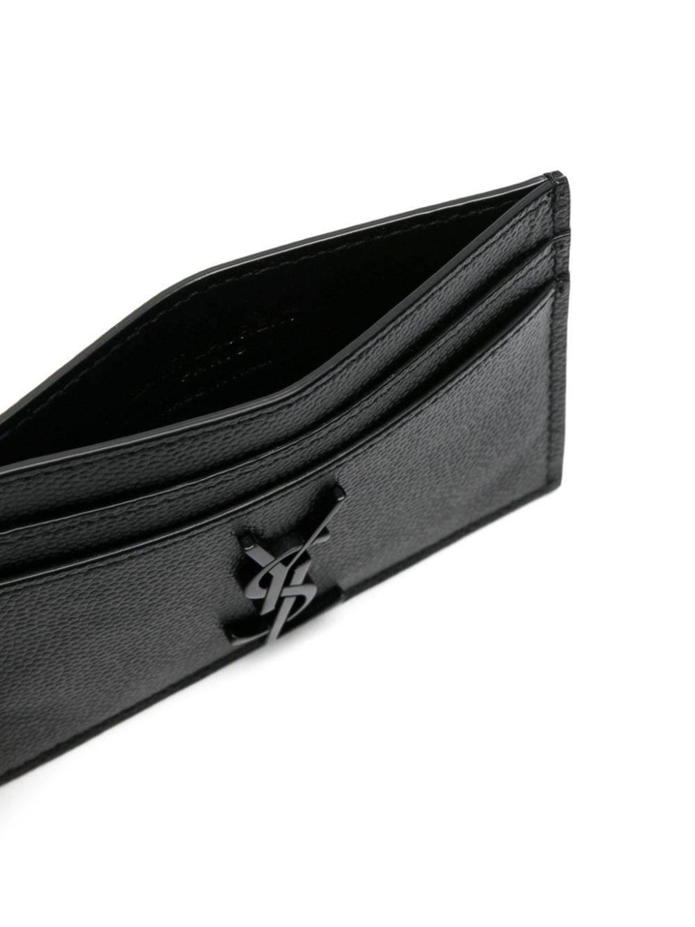 Saint Laurent Men Leather Card Holder