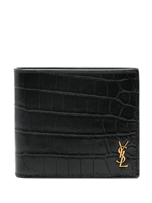 Saint Laurent Men Leather Wallet