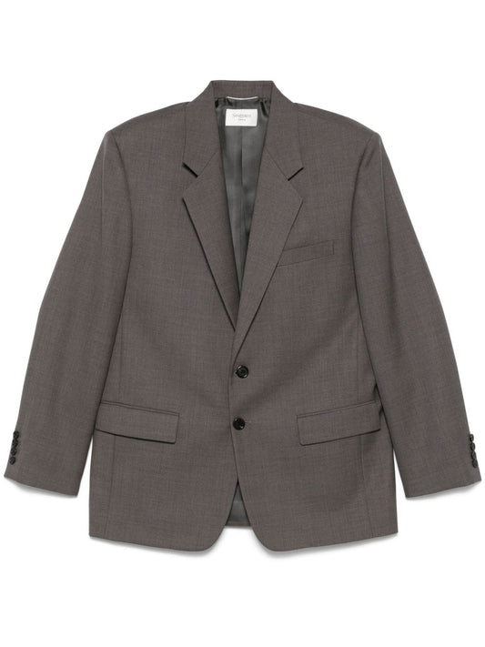 Saint Laurent Men Wool Chinè Jacket