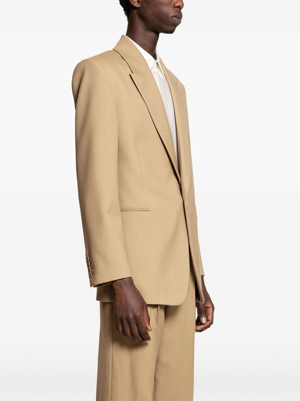 Saint Laurent Men Wool Gabardine Jacket