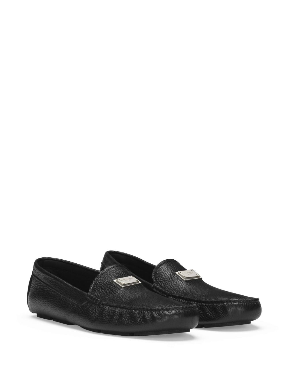 Dolce & Gabbana Men Leather Loafer With Logo