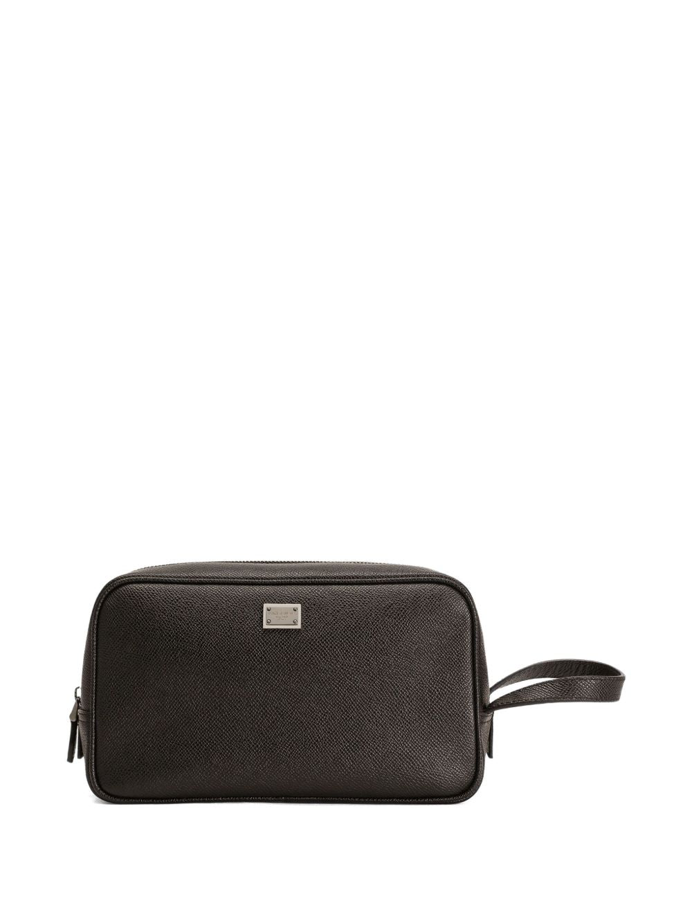 Dolce & Gabbana Men Sicily Leather Toiletry Bag