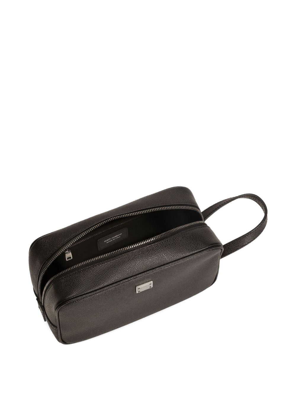 Dolce & Gabbana Men Sicily Leather Toiletry Bag