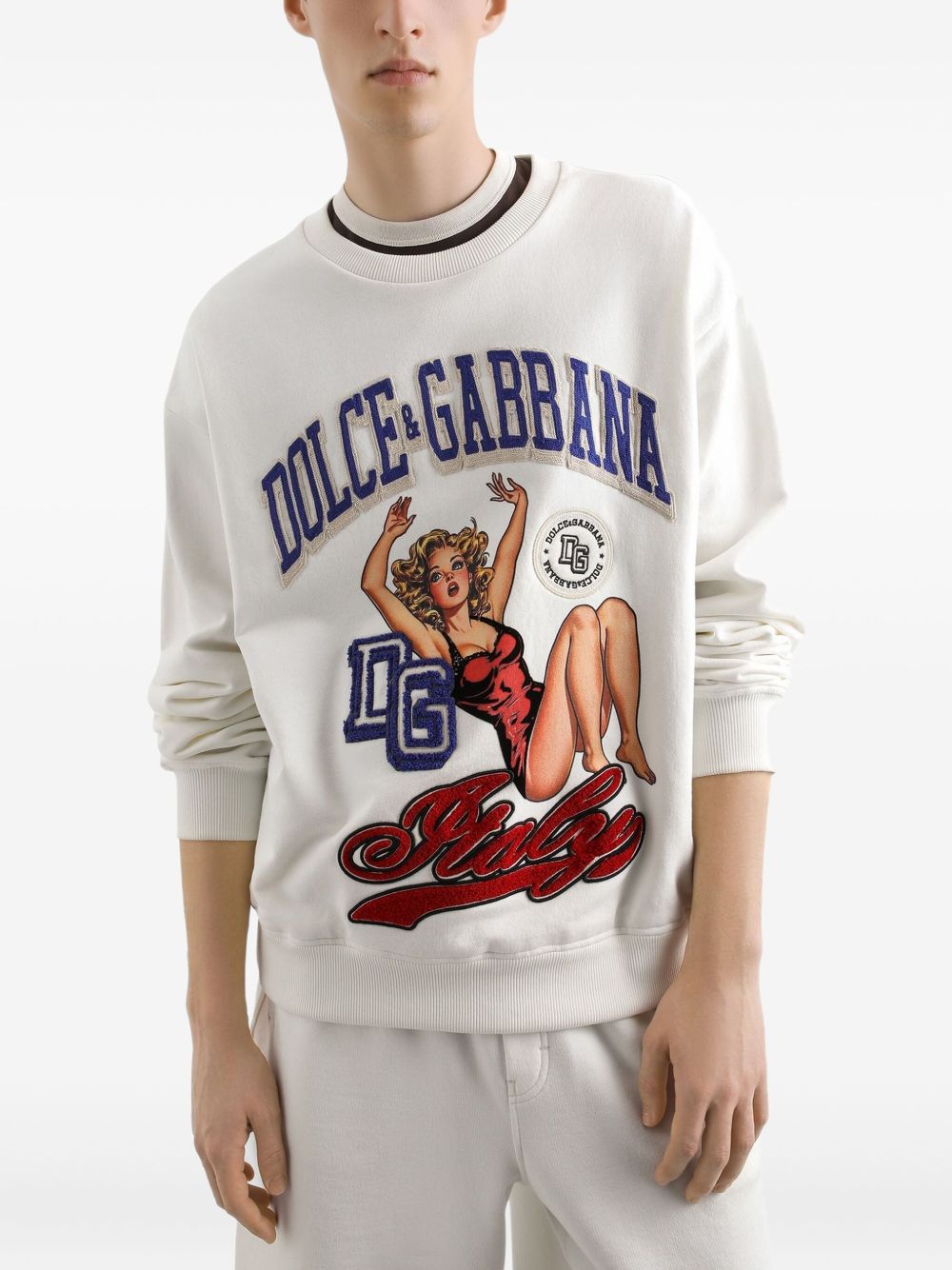 Dolce & Gabbana Men Sweatshirt With Logo