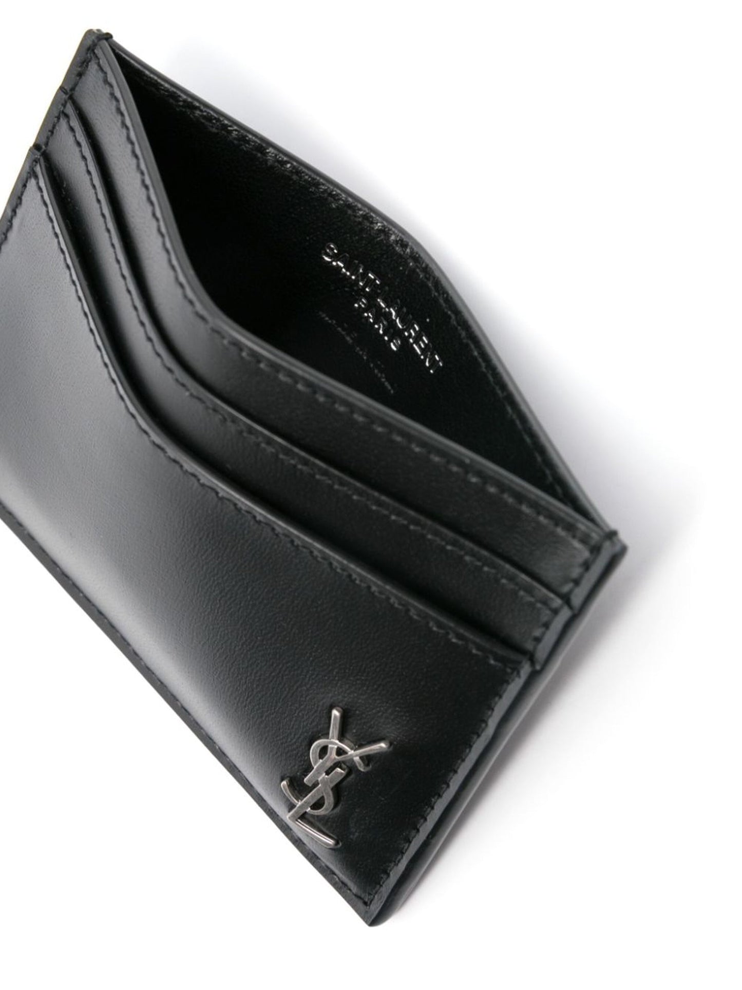 Saint Laurent Men Tiny Cassandre Card Holder