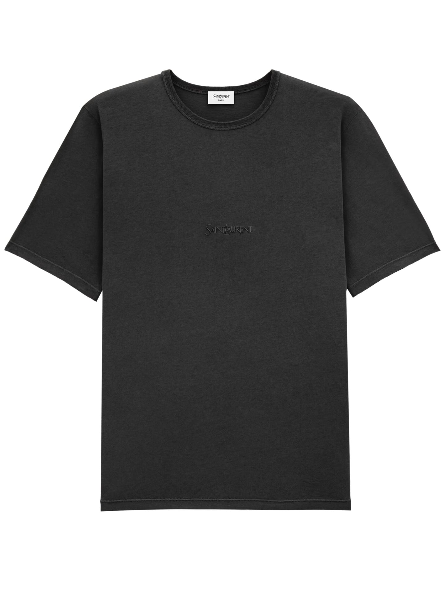Saint Laurent Men Short-Sleeved T-Shirt With Logo