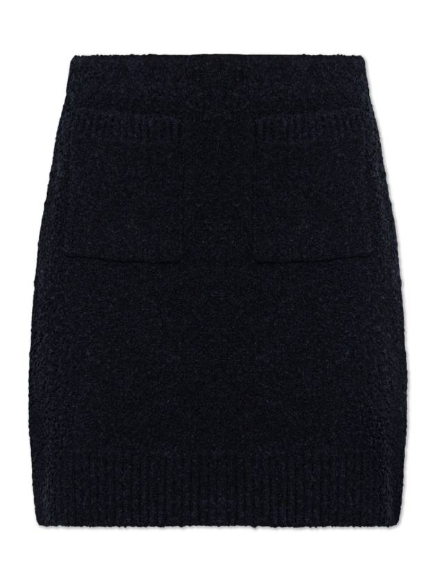 Bottega Veneta Bottega Veneta Skirt With Pockets, Women's, Navy Blue