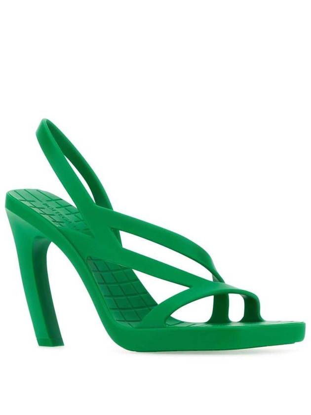 Bottega Veneta Women's Jimbo Rubber Slingback Sandal Heel Paraket