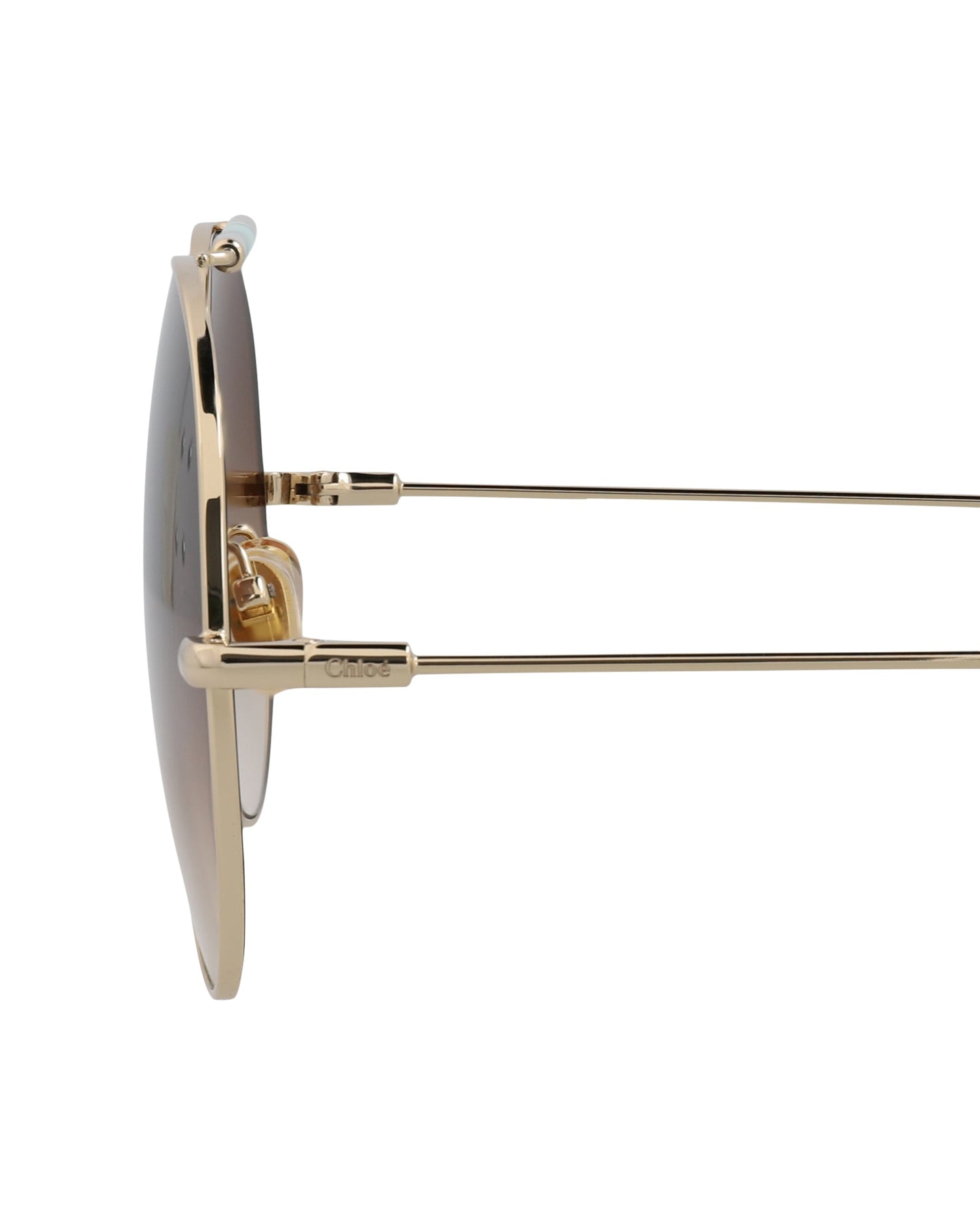 Aviator-Frame Metal Sunglasses