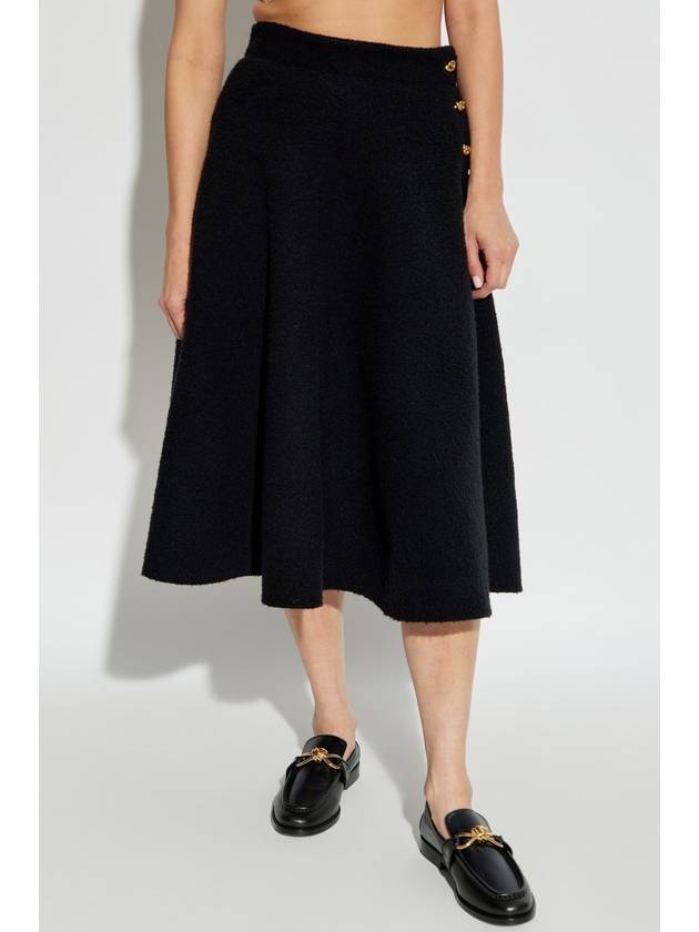 Bottega Veneta Bottega Veneta Wool Skirt, Women's, Black