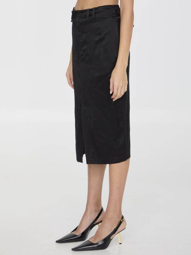 Saint Laurent Silk Skirt