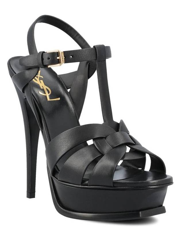 Saint Laurent Classic Tribute 105 Sandal Heels Black