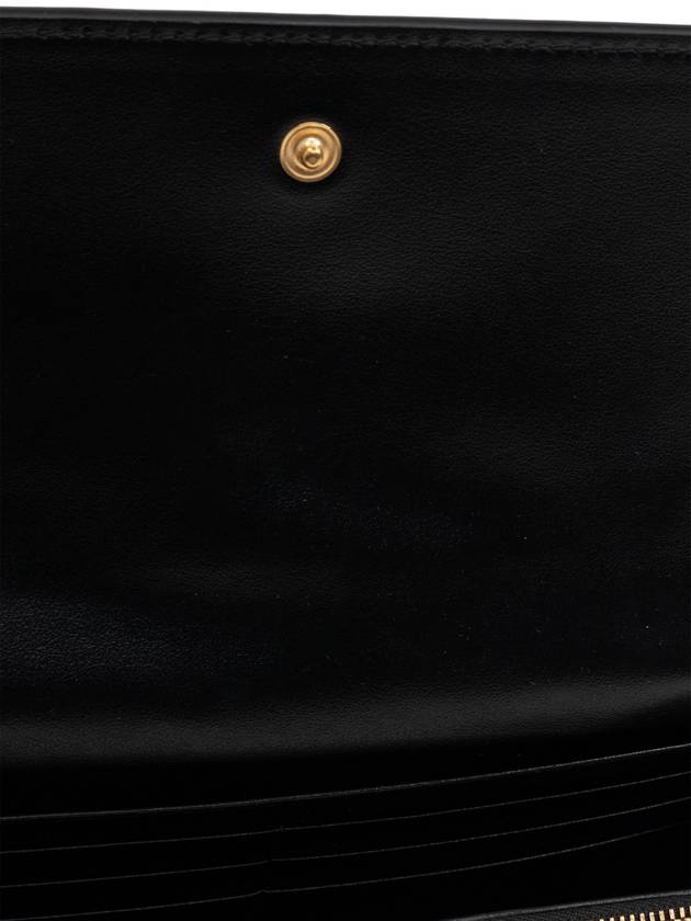 Bottega Veneta Bottega Veneta Leather Wallet, Women's, Black