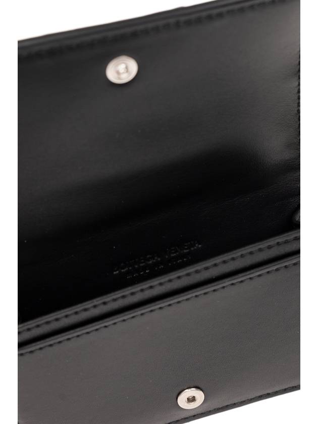 Bottega Veneta Cassette Business Card Wallet Black