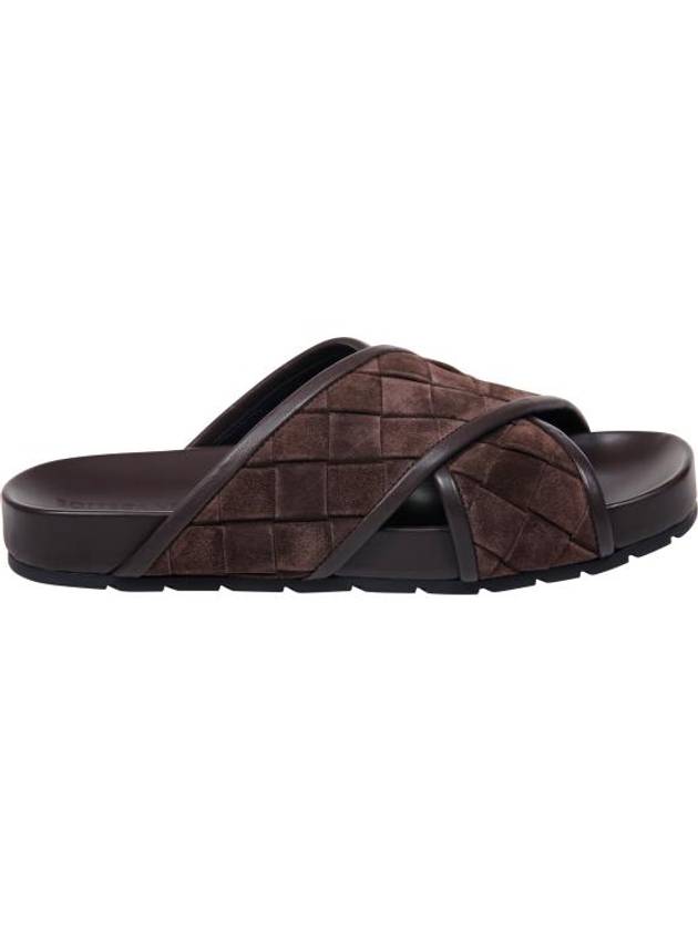 Bottega Veneta Tarik Suede Sandals Fondant