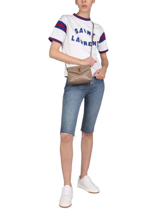 Saint Laurent Women's Denim Bermuda Shorts