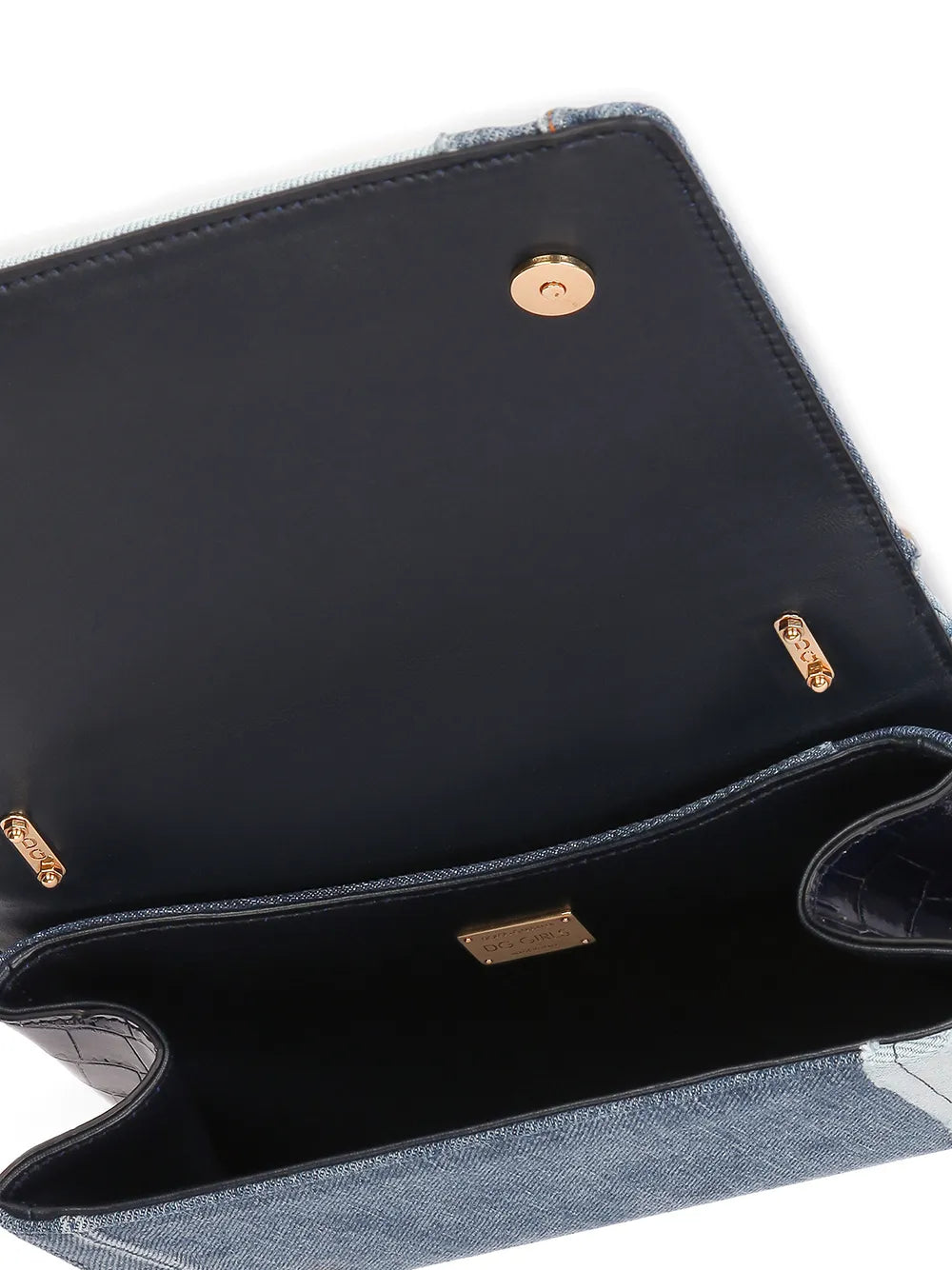 Dolce & Gabbana Women Dg Girls Patchwork Denim Bag