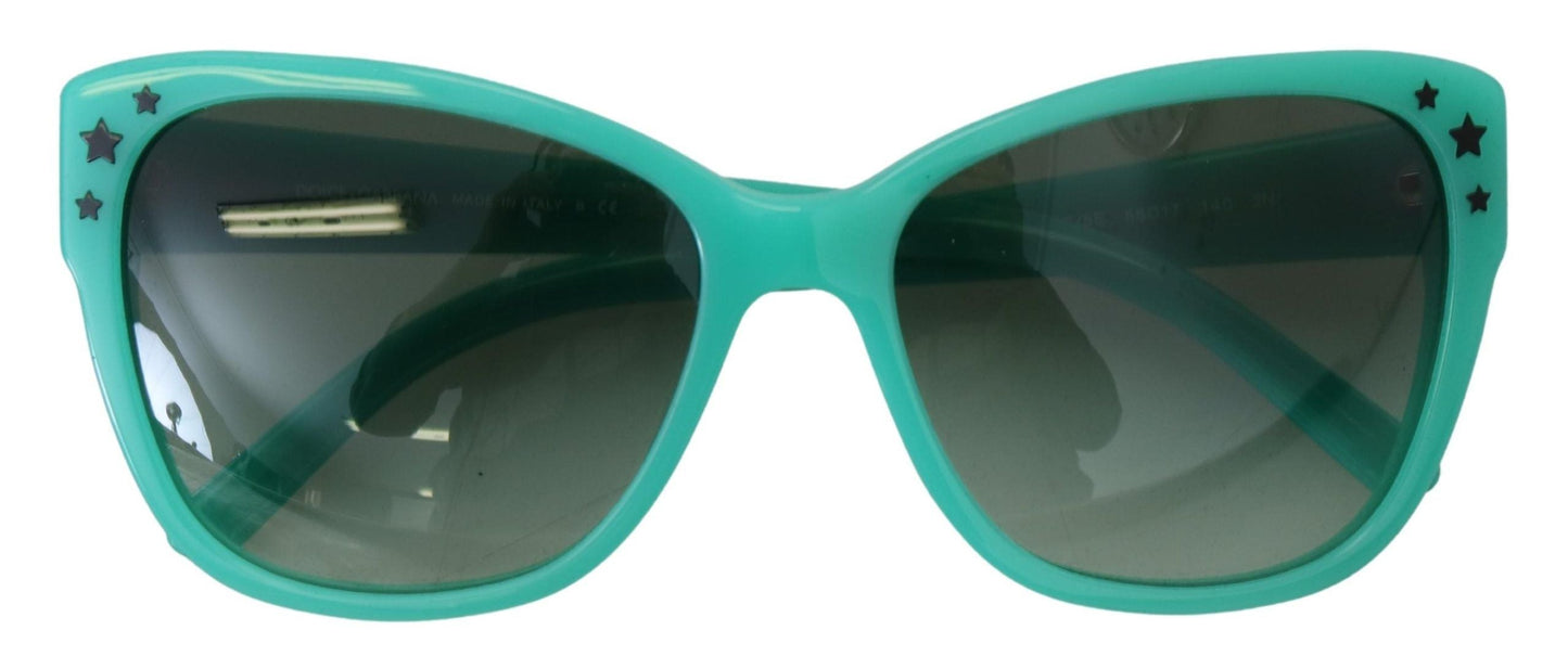 Dolce & Gabbana Green Stars Acetate Square Shades DG4124  Women's Sunglasses