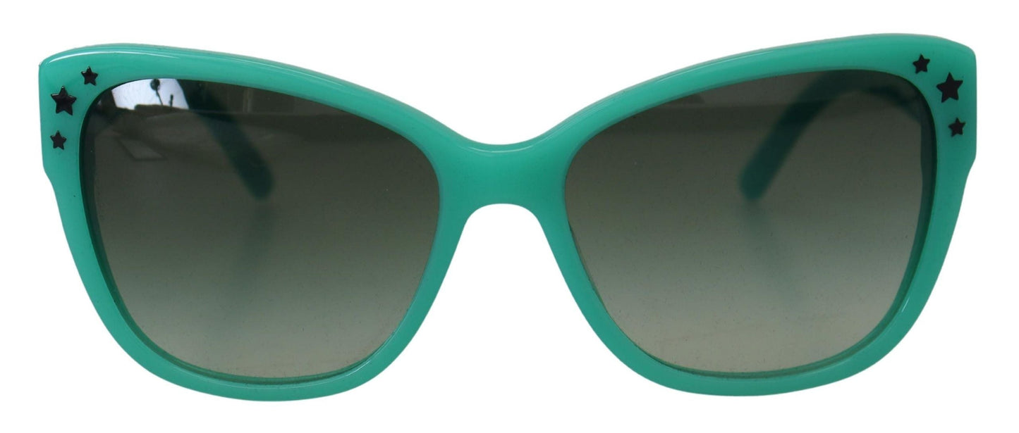 Dolce & Gabbana Green Stars Acetate Square Shades DG4124  Women's Sunglasses