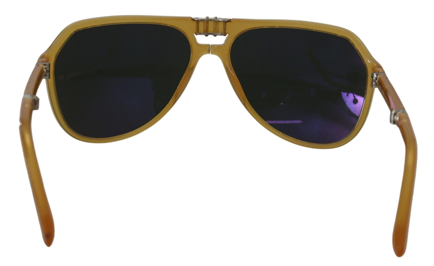 Dolce & Gabbana Yellow Acetate Black Lens Aviator DG4196 Women's Sunglasses