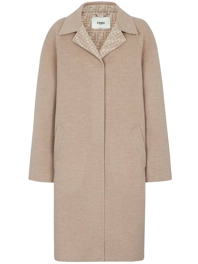 Fendi Fendi Double Wool Overcoat Clothing