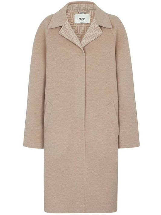 Fendi Fendi Double Wool Overcoat Clothing
